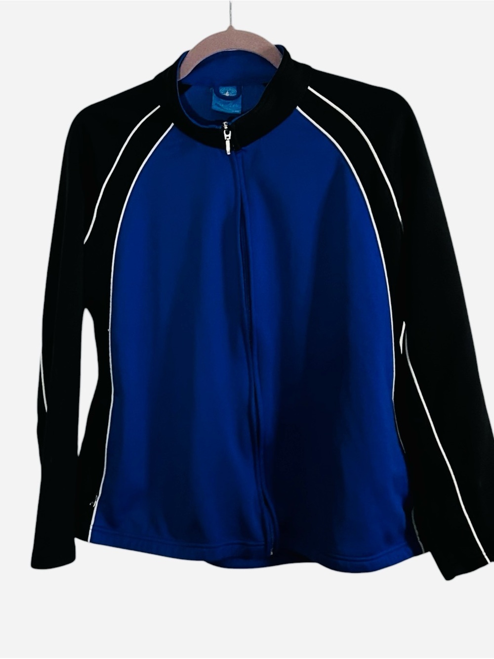 Charles River Apparel Women’s Blue & Black Full-Zip Athletic Jacket